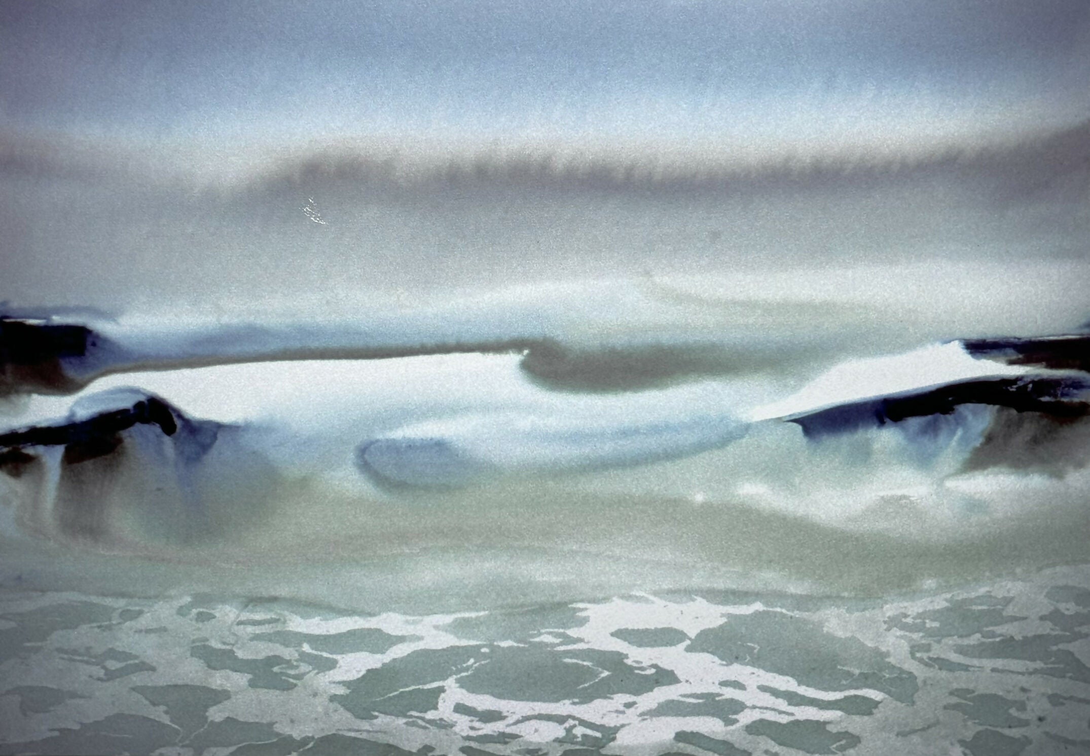 Haar over the sea