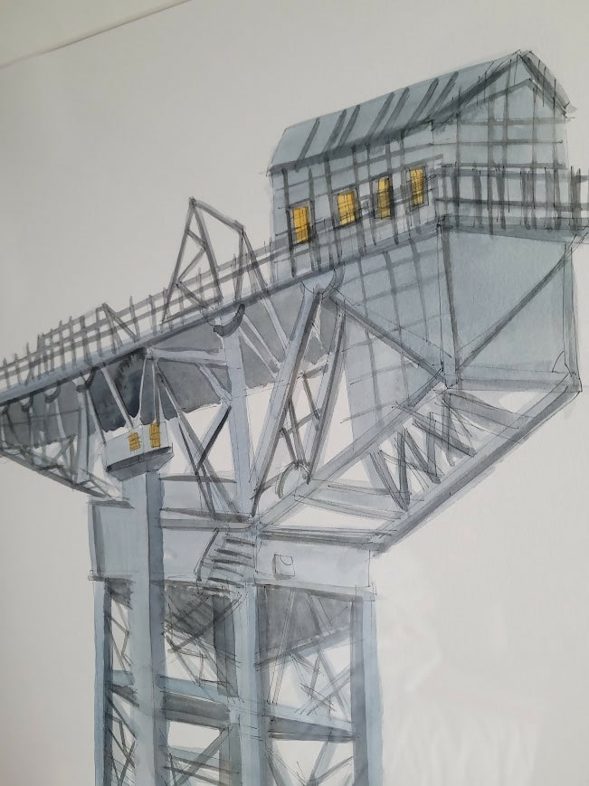 finnieston crane framed 2