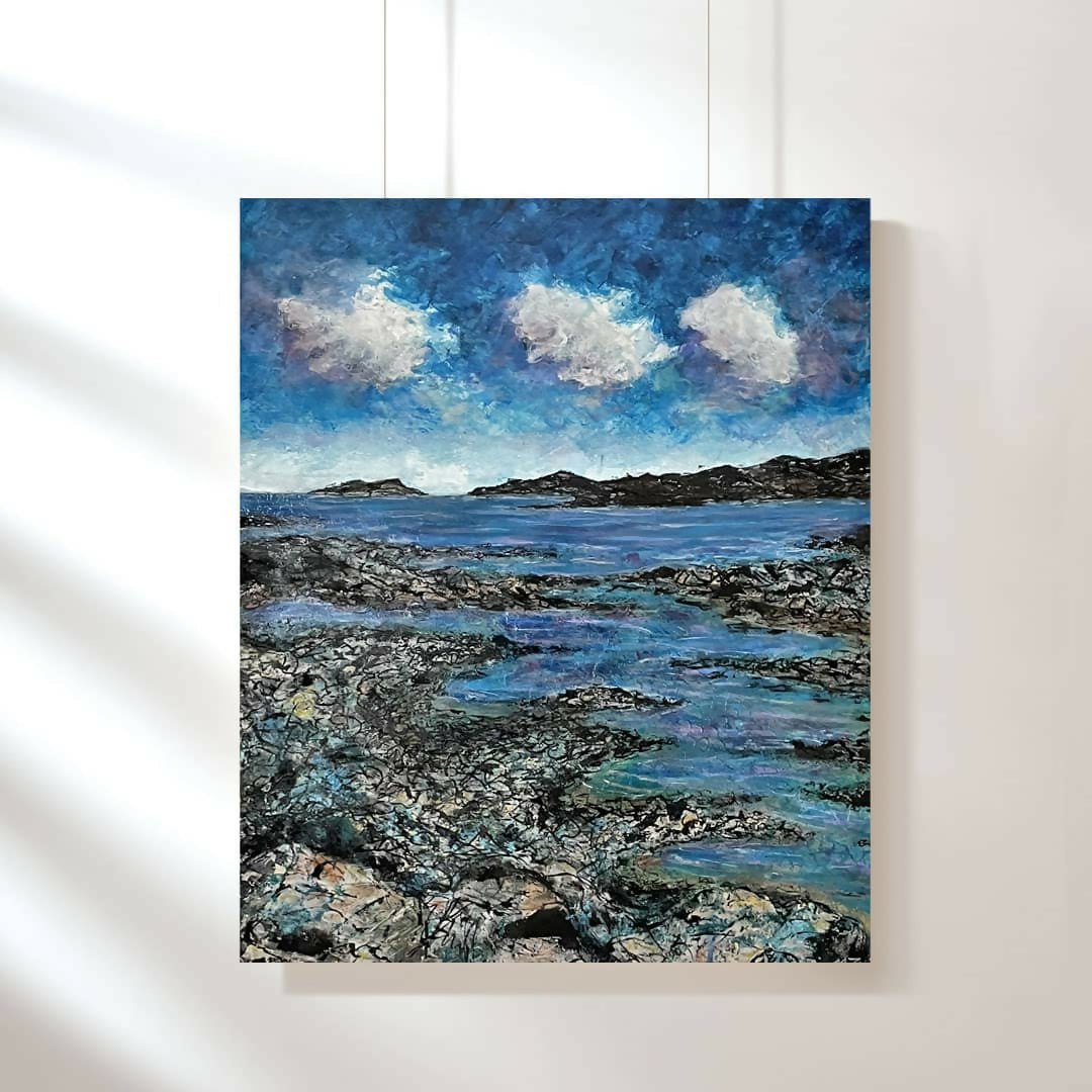 rockcliff-mixed-media-painting