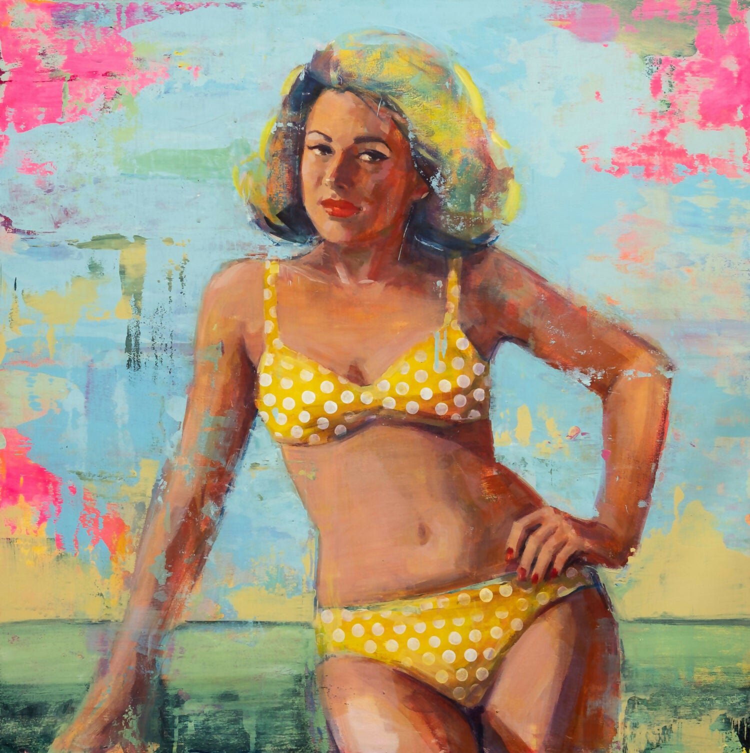 Itsy-Bitsy-76x76cm-oil-on-canvas-Fiona-Wilson-Art-1500px