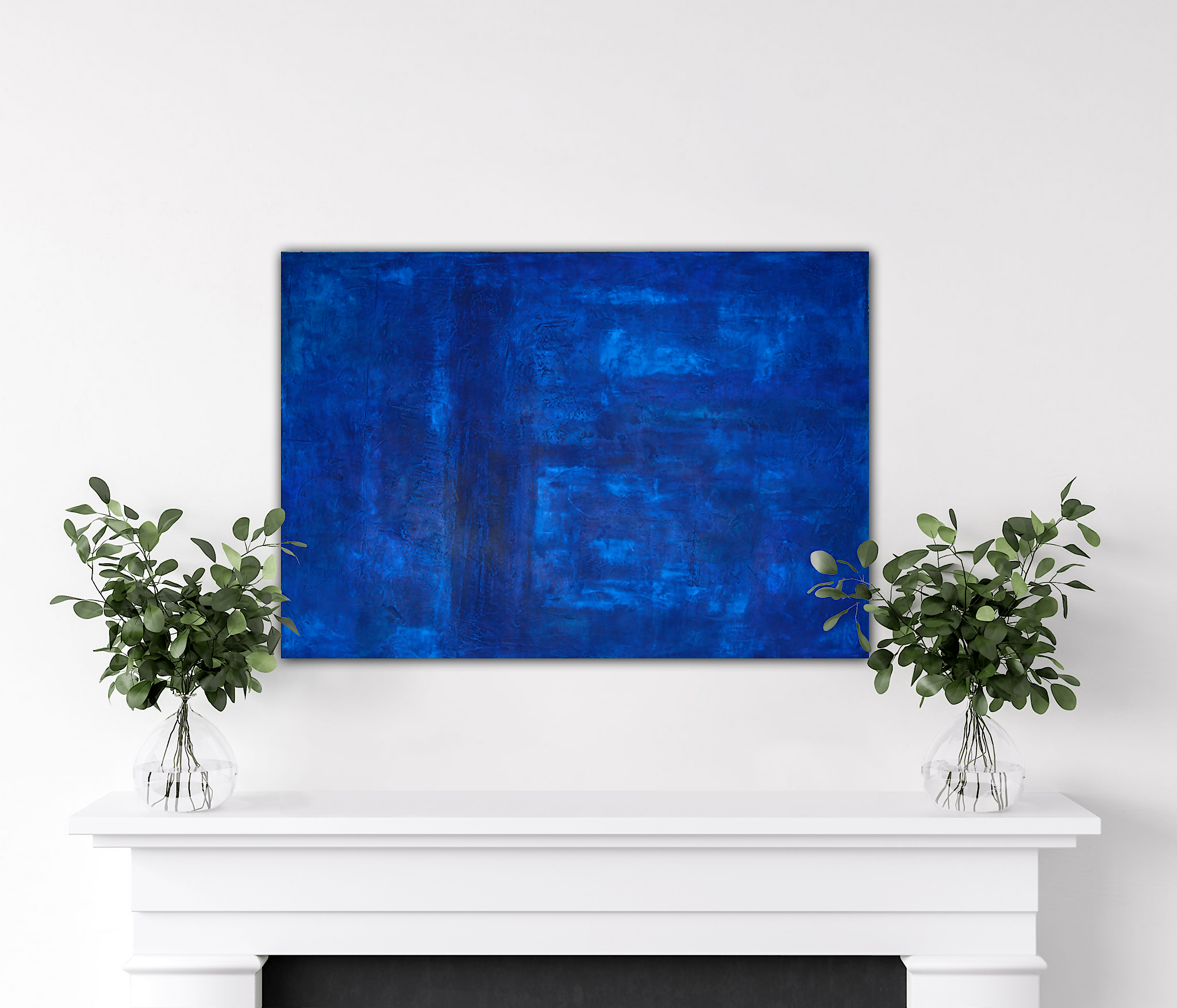 pILLARS OF THOUGHT IN ROOM OVER FIREPLACE