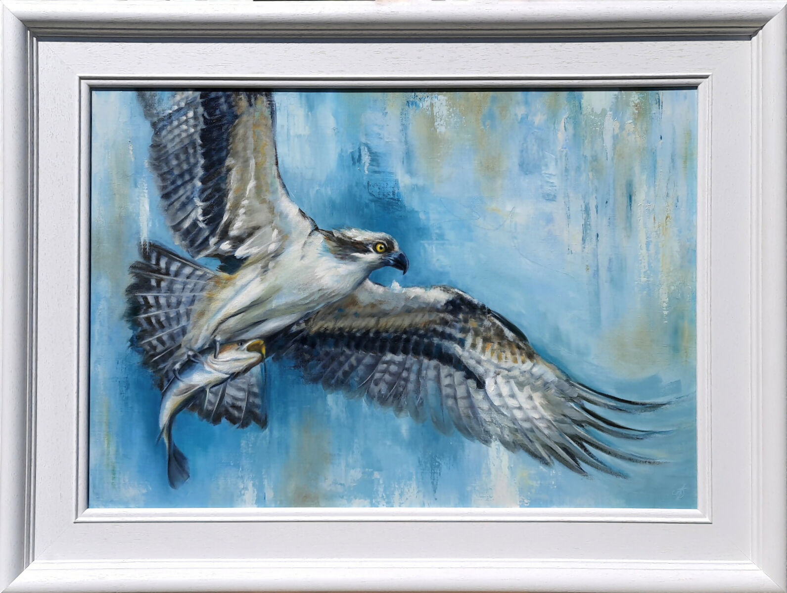 The Takeaway - Osprey with Fish Framed