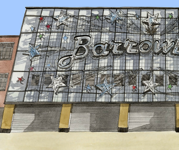 barrowlands by day print detail 1