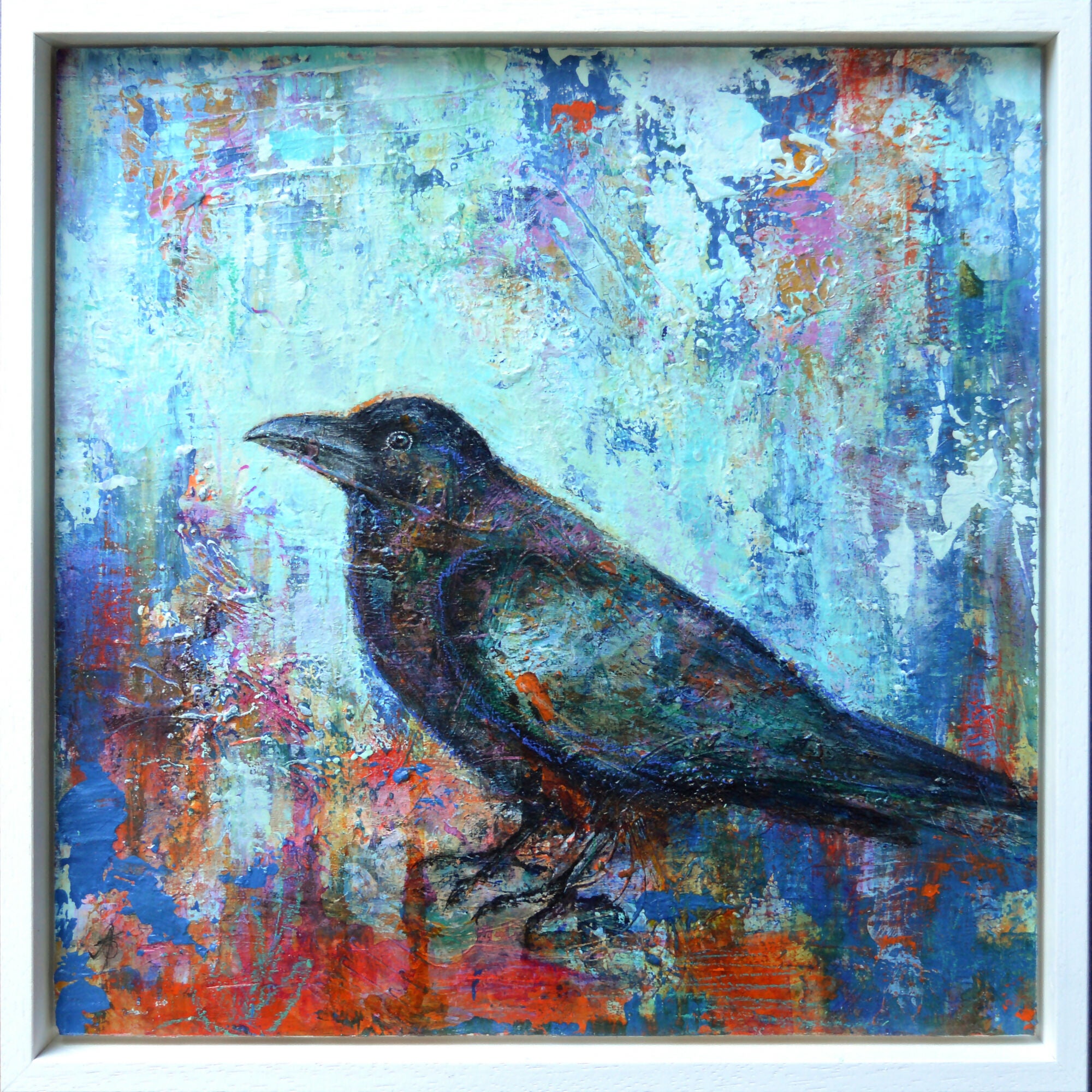 Gone to the Crows framed - Alanda Calmus